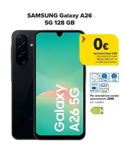 Carrefour SAMSUNG Galaxy A26 5G 128 GB aanbieding
