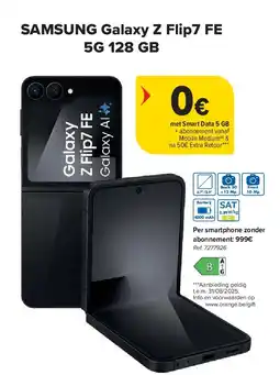 Carrefour SAMSUNG Galaxy Z Flip7 FE 5G 128 GB aanbieding