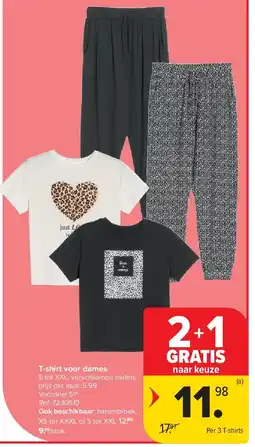 Carrefour T-shirt voor dames aanbieding
