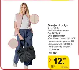 Carrefour Donsjas ultra light aanbieding