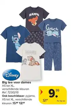 Carrefour Big tee voor dames aanbieding