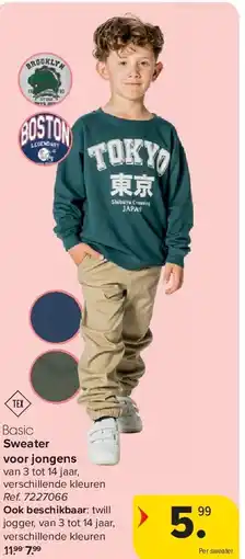 Carrefour Sweater voor jongens aanbieding