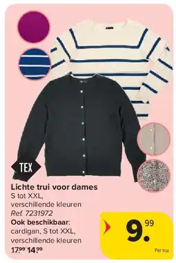 Carrefour Lichte trui voor dames aanbieding