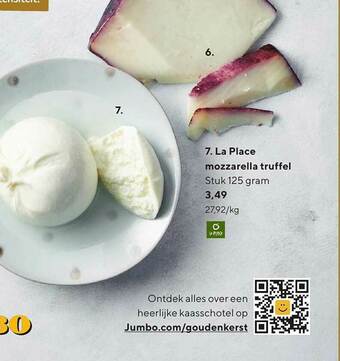 Jumbo La Place Mozzarella Truffel aanbieding