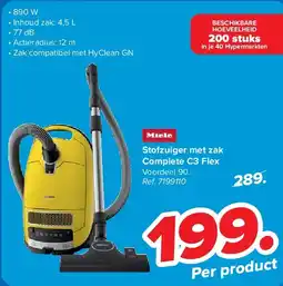 Carrefour Stofzuiger met zak Complete C3 Flex aanbieding
