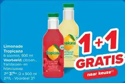 Carrefour Limonade Tropicana aanbieding