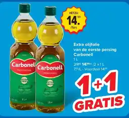 Carrefour Extra olijfolie van de eerste persing Carbonell aanbieding