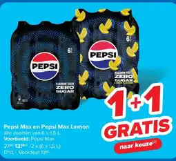 Carrefour Pepsi Max en Pepsi Max Lemon aanbieding