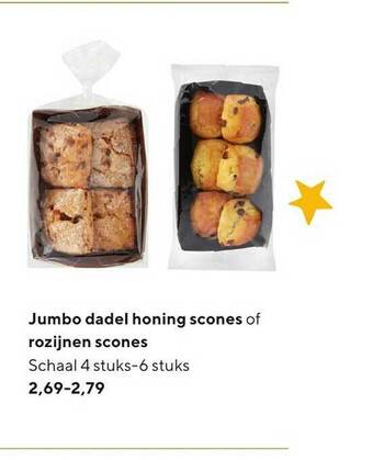 Jumbo Dadel Honing Scones Of Rozijnen Scones