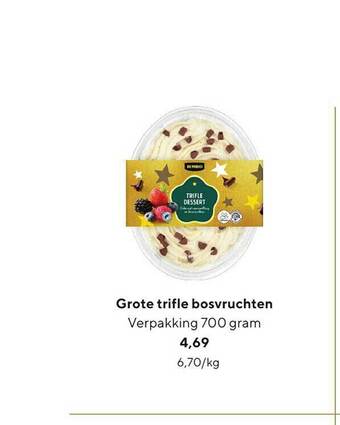 Jumbo Grote Trifle Bosvruchten aanbieding