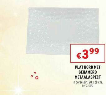 Trafic Plat Bord Met Gehamerd Metaalaspect aanbieding