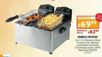 Trafic Dubbele Friteuse aanbieding