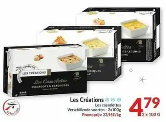 Intermarché Les créations les cassolettes aanbieding