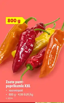Lidl Zoete punt- paprikamix XXL aanbieding