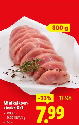 Lidl Minikalkoen steaks XXL aanbieding