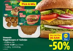 Lidl Vemondo Veggieburgers of Balletjes aanbieding
