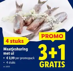 Lidl Maatjesharing met ui aanbieding