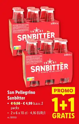 Lidl San Pellegrino Sanbitter aanbieding