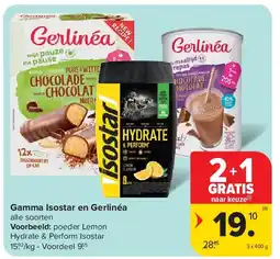 Carrefour Gamma Isostar en Gerlinéa aanbieding