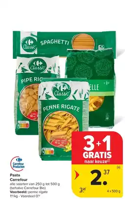Carrefour Pasta Carrefour aanbieding