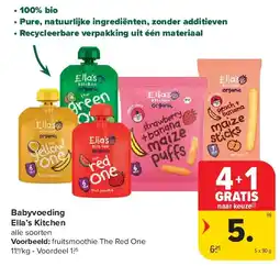 Carrefour Babyvoeding Ella’s Kitchen aanbieding