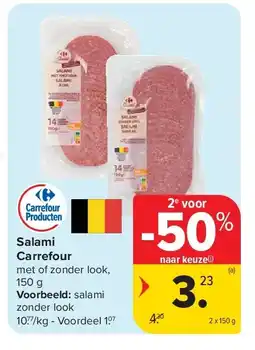 Carrefour Salami Carrefour aanbieding