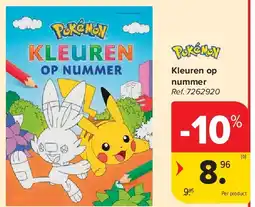Carrefour Kleuren op nummer aanbieding
