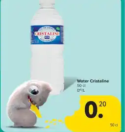 Carrefour Water Cristaline aanbieding