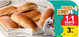 Carrefour Sandwiches Harrys aanbieding