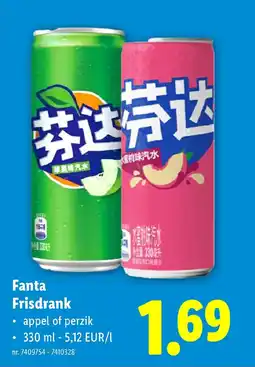 Lidl Fanta Frisdrank aanbieding