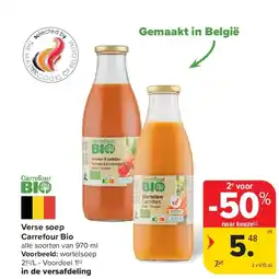 Carrefour Verse soep Carrefour Bio aanbieding