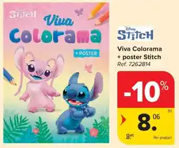 Carrefour Viva Colorama + poster Stitch aanbieding