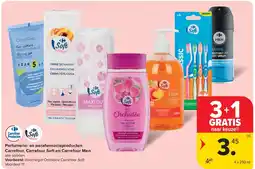 Carrefour Parfumerie- en parafarmacieproducten Carrefour, Carrefour Soft en Carrefour Men aanbieding
