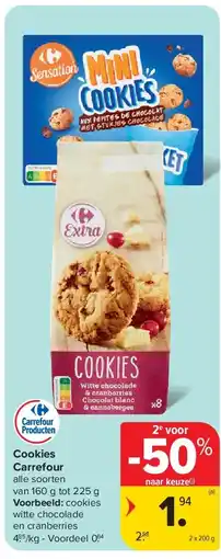 Carrefour Cookies Carrefour aanbieding