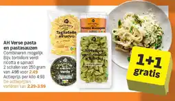 Albert Heijn AH Verse pasta en pastasauzen aanbieding