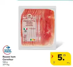 Carrefour Rauwe ham Carrefour aanbieding