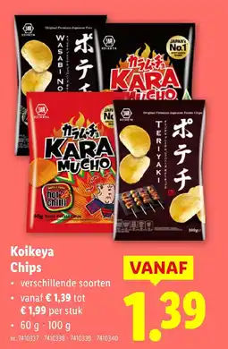 Lidl Koikeya Chips aanbieding