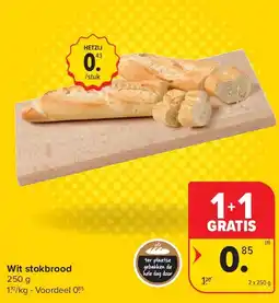 Carrefour Wit stokbrood aanbieding