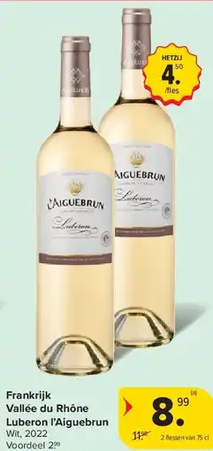 Carrefour Frankrijk Vallée du Rhône Luberon l’Aiguebrun aanbieding