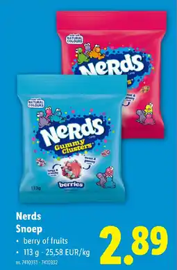 Lidl Nerds Snoep aanbieding