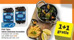 Albert Heijn Fish Tales verse Zeeuwse mosselen aanbieding