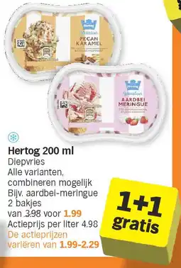 Albert Heijn Hertog 200 ml aanbieding