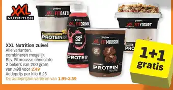 Albert Heijn XXL Nutrition zuivel aanbieding