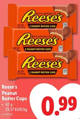 Lidl Reese's Peanut Butter Cups aanbieding