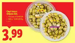 Lidl Chef Select Olijven XXL aanbieding