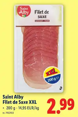 Lidl Saint Alby Filet de Saxe XXL aanbieding