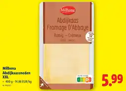 Lidl Milbona Abdijkaassneden XXL aanbieding