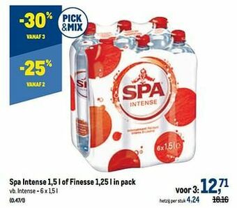Makro Spa intense aanbieding