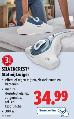 Lidl Silvercrest stofmijtzuiger aanbieding
