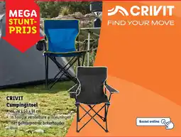 Lidl Crivit campingstoel aanbieding